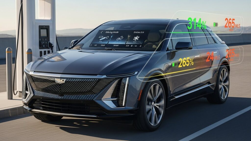 Do the Driving Modes in Cadillac Lyriq Offer Different Ranges or Battery Usages?